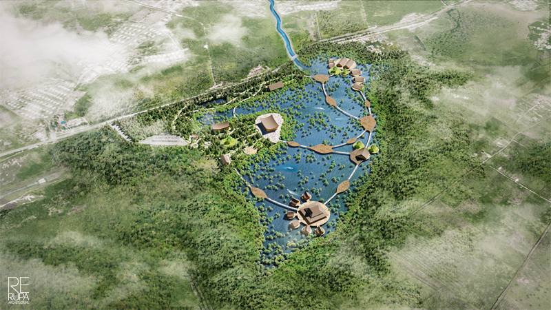 Masterplan of Bunga Tujuh Lake - Dumai